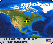 Greg Shilakis State Farm Insurance satellite map