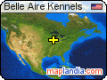 Belle Aire Kennels satellite map