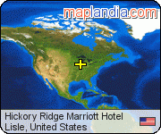 Hickory Ridge Marriott Hotel satellite map