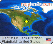 Dentist Dr. Jack Bratcher satellite map