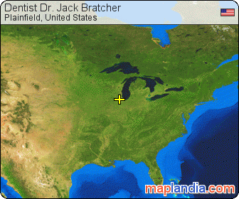 Dentist Dr. Jack Bratcher satellite map