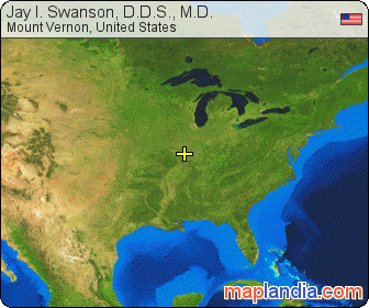 Jay I. Swanson, D.D.S., M.D. satellite map