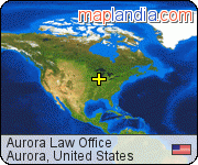Aurora Law Office satellite map