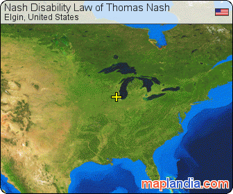 Nash Disability Law of Thomas Nash satellite map