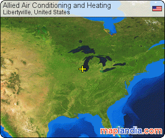 Allied Air Conditioning and Heating satellite map