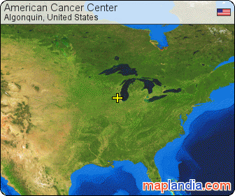American Cancer Center satellite map