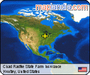 Chad Radtke State Farm Insurance satellite map