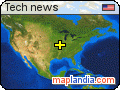 Tech news satellite map