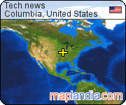 Tech news satellite map