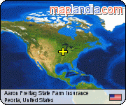 Aaron Freitag State Farm Insurance satellite map