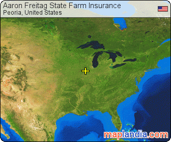 Aaron Freitag State Farm Insurance satellite map