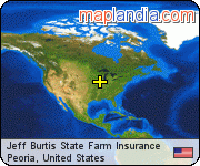Jeff Burtis State Farm Insurance satellite map