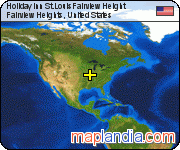 Holiday Inn St.LouisFairview Height satellite map