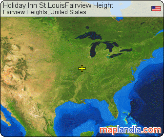 Holiday Inn St.LouisFairview Height satellite map