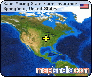 Katie Young State Farm Insurance satellite map