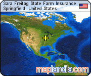 Sara Freitag State Farm Insurance satellite map