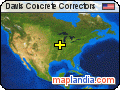 Davis Concrete Correctors satellite map