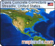 Davis Concrete Correctors satellite map
