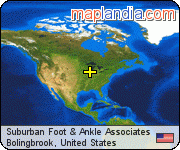 Suburban Foot & Ankle Associates satellite map