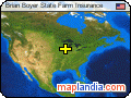 Brian Boyer State Farm Insurance satellite map