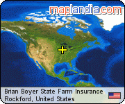 Brian Boyer State Farm Insurance satellite map