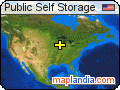 Public Self Storage satellite map