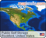 Public Self Storage satellite map