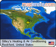 Gilley's Heating & Air Conditioning satellite map