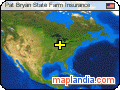 Pat Bryan State Farm Insurance satellite map