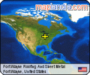 Fort Wayne Roofing And Sheet Metal  satellite map