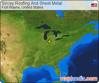 Sircey Roofing And Sheet Metal satellite map