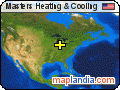 Masters Heating & Cooling satellite map