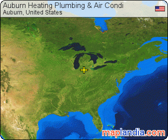 Auburn Heating Plumbing & Air Condi satellite map
