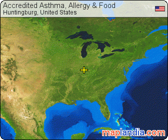 Accredited Asthma, Allergy & Food satellite map