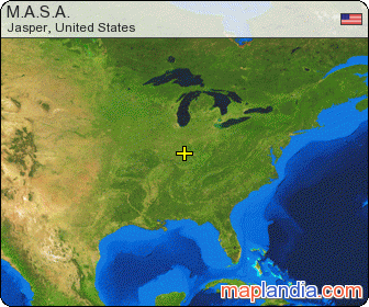 M.A.S.A. satellite map