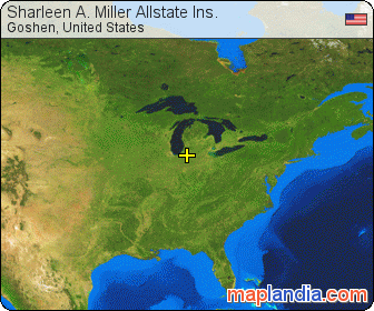 Sharleen A. Miller Allstate Ins. satellite map