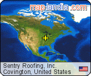 Sentry Roofing, Inc. satellite map