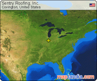 Sentry Roofing, Inc. satellite map