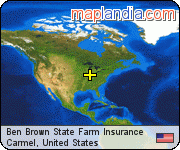 Ben Brown State Farm Insurance satellite map