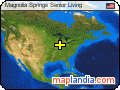 Magnolia Springs Senior Living satellite map