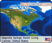 Magnolia Springs Senior Living satellite map
