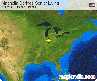 Magnolia Springs Senior Living satellite map