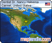 Dentist Dr. Nancy Halsema satellite map