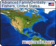 Advanced FamilyDentistry satellite map