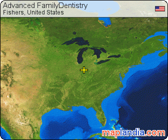 Advanced FamilyDentistry satellite map