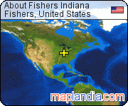About Fishers Indiana satellite map
