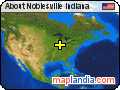 About Noblesville Indiana satellite map