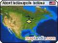 About Indianapolis Indiana satellite map