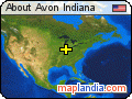 About Avon Indiana satellite map