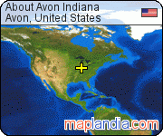 About Avon Indiana satellite map